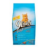 9 Lives&nbsp;&nbsp;chicken & salmon flavors basted with real bacon cat food Full-Size Picture